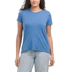 GOLDIE TEE Blue Pima Cotton Boy Tee